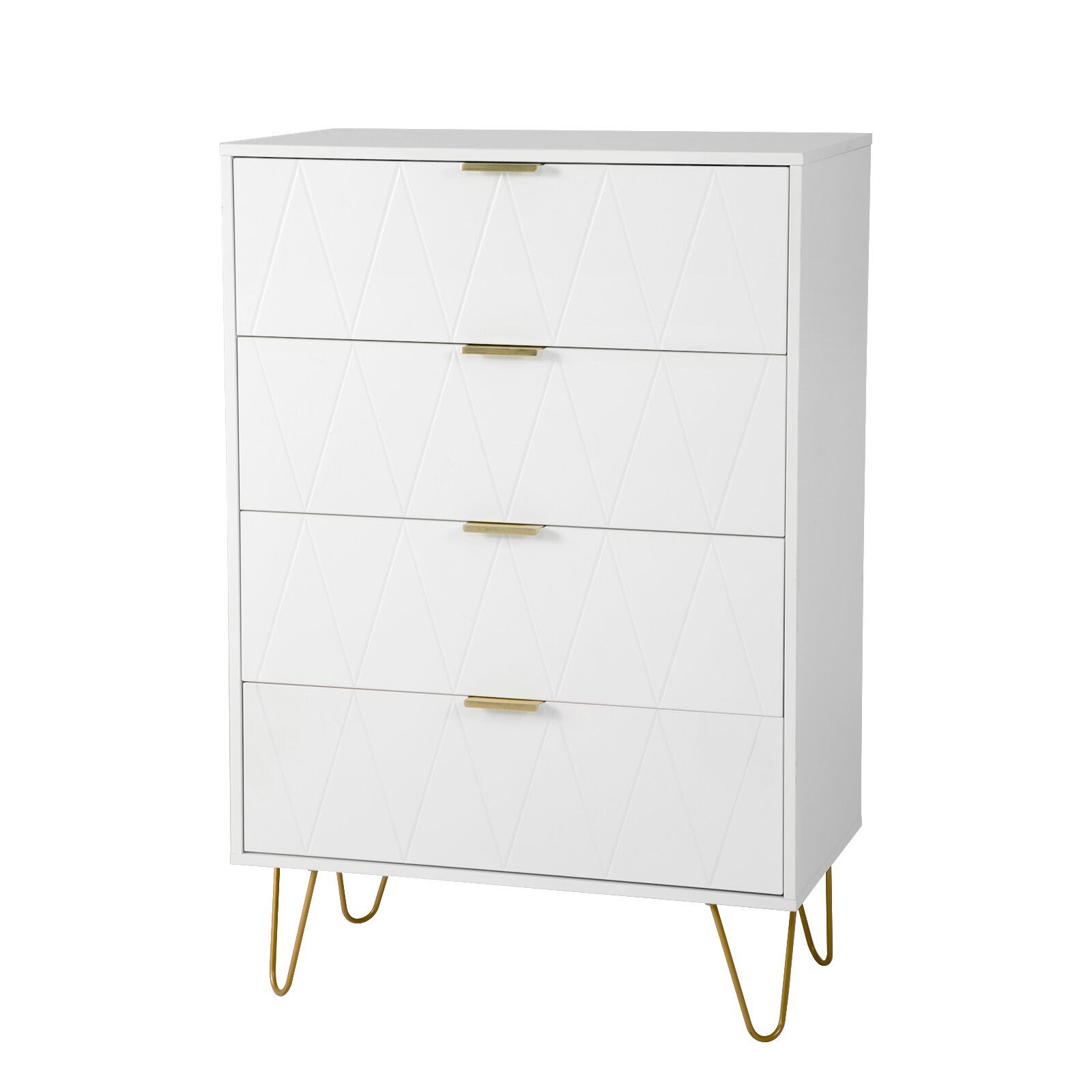 Everly Quinn Aadhyareddy 4 Drawer 23.6" W Chest & Reviews